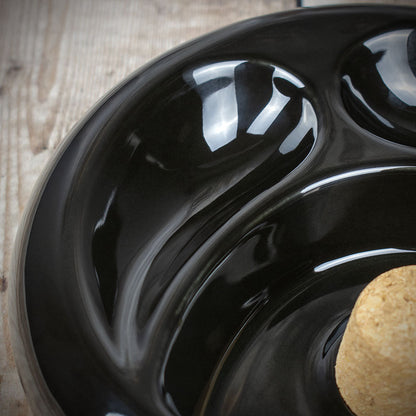 Bullseye 2 Pipe Ashtray Gloss Black