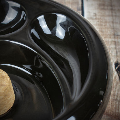 Bullseye 2 Pipe Ashtray Gloss Black